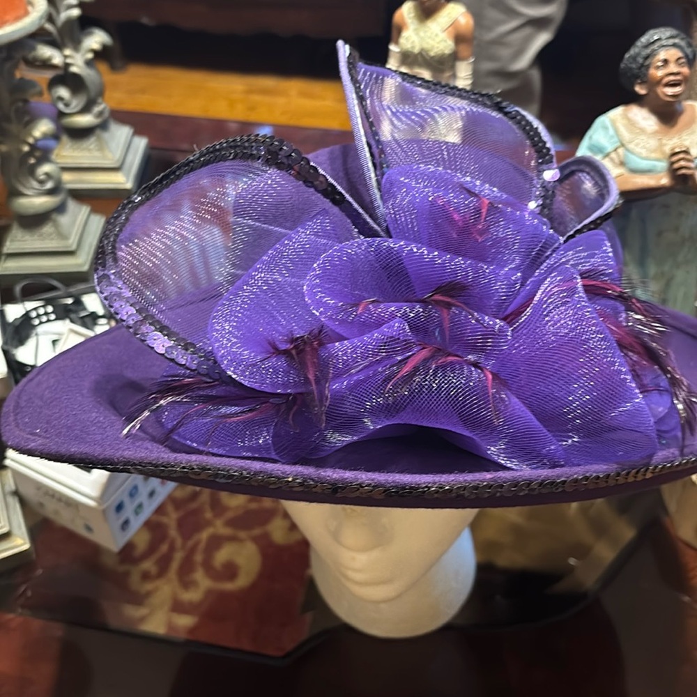 Elegant Purple Women's Hat